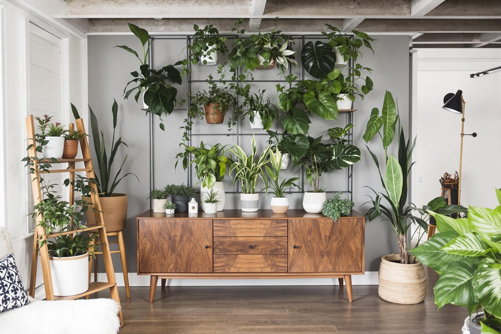 basement plant displays